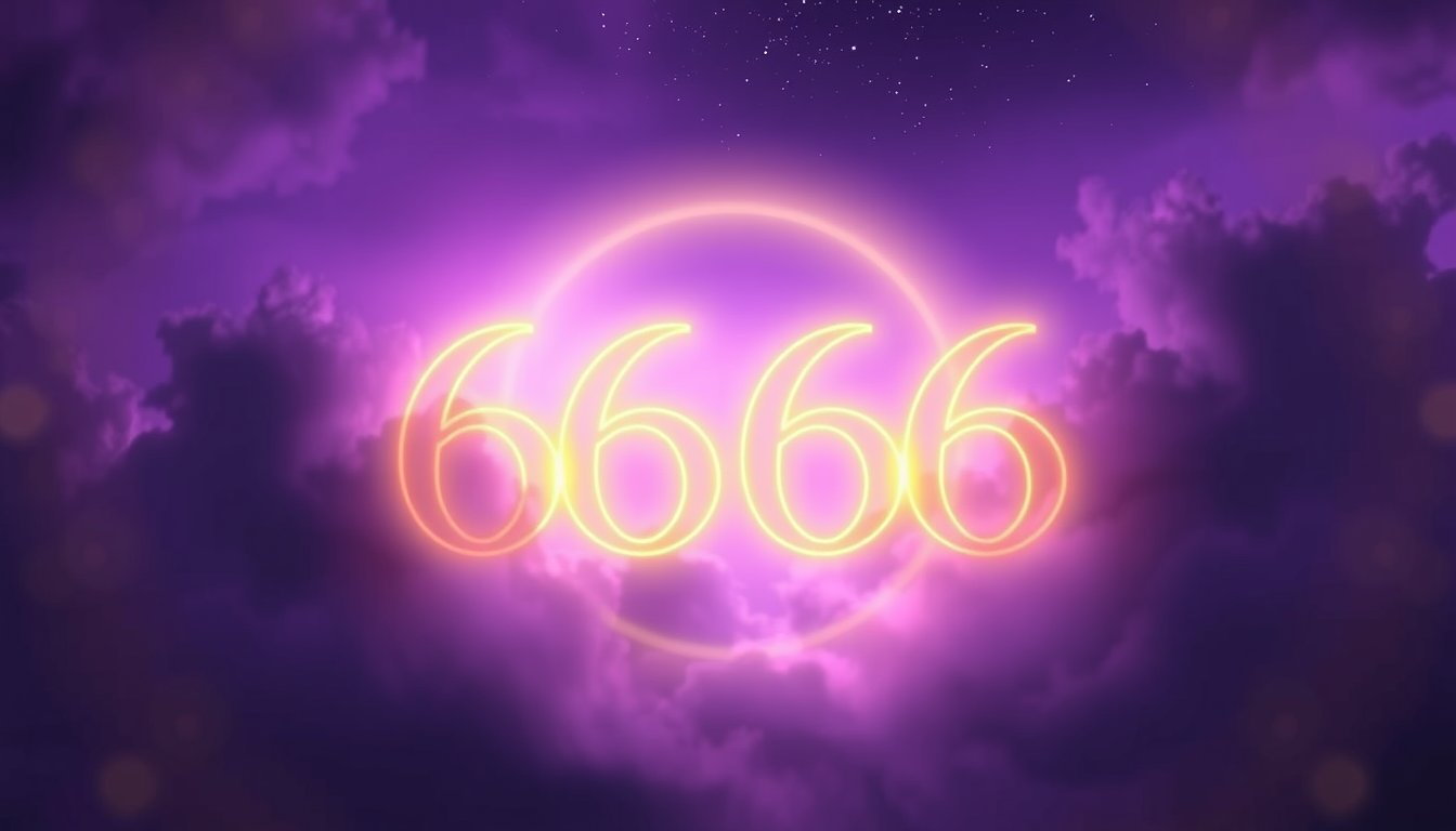 Three glowing golden 666s surrounded by soft balanced light — angel number 666 meaning, rebalancing and harmony