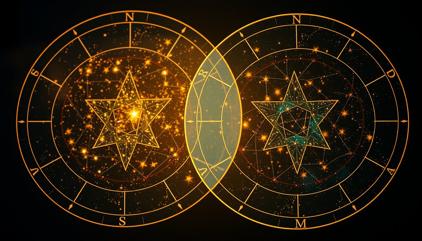 Synastry in Astrology: Reading Two Charts Together — astrology guide
